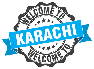 Karachi round ribbon seal