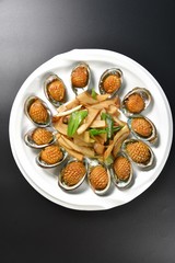 salad with mushrooms