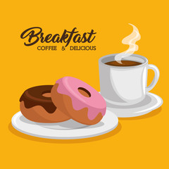 breakfast concept with fesh food