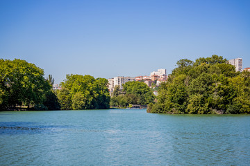 Fototapeta premium Le lac bleu