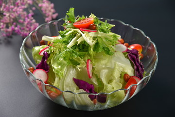 fresh vegetable salad