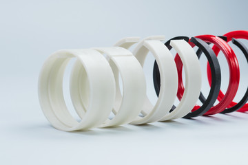 Compaction. Hydraulic cylinder. Seals, sealing rings. Wipers, guide rings, protective rings....