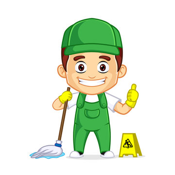 recommend clip art: Cleaning Service clipart cartoon mascot