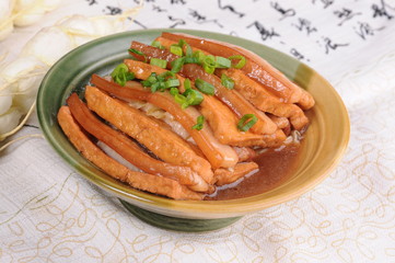 sausages with potatoes and sauerkraut