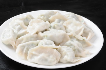 dumplings on a plate