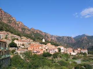 Fototapeta na wymiar Ota - Corsica - France
