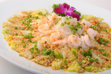 salad with shrimps