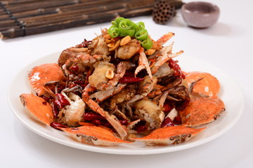 salad with seafood