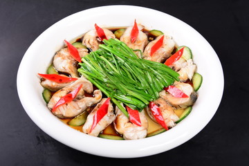 salad on a plate