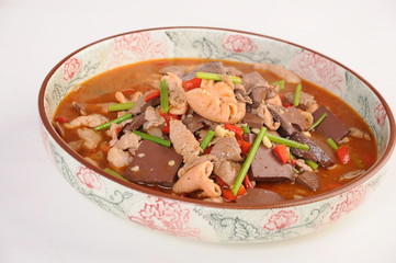 soup with meat and vegetables