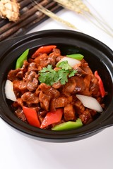 meat with vegetables