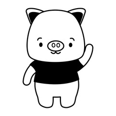 cute piggy cartoon