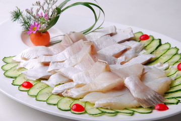 salad with ham and cheese