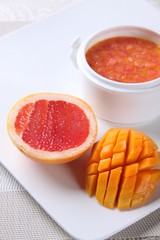 red caviar in a bowl