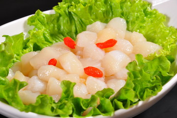 fresh salad with cheese