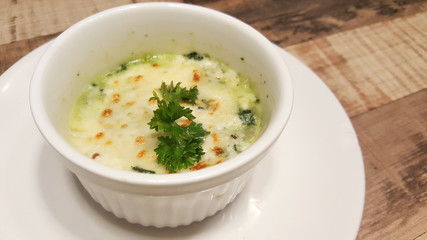 Baked Spinach with Cheese