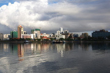 Naklejka premium Dar es Salaam, Tanzania, Indian ocean