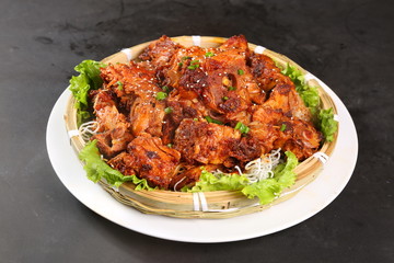 chicken with rice and vegetables