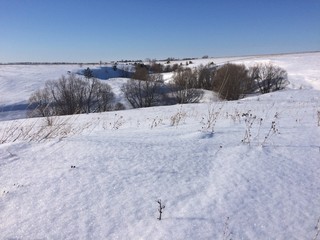 winter mountain landscape