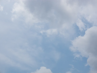 Beautiful white clouds with blue sky background, tiny clouds.