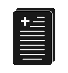 Obraz premium Medical Report Icon. Flat style vector EPS.