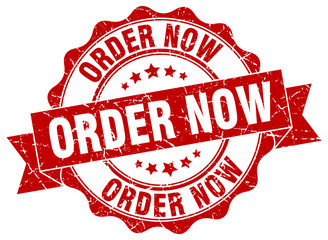 Fototapeta premium order now stamp. sign. seal