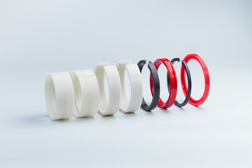 Compaction. Hydraulic cylinder. Seals, sealing rings. Wipers, guide rings, protective rings....