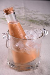 glass of water with lemon and ice