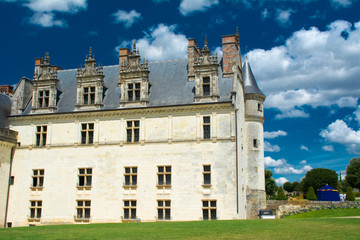 Fototapeta na wymiar Chateau d'Amboise, France - The Castle in the Indre-et-Loire département of the Loire Valley