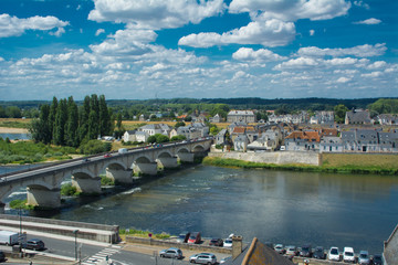 Amboise Bridge, France - Near the Castle in the Indre-et-Loire d&eacute;partement of the Loire Valley