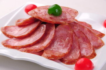 ham and sausage
