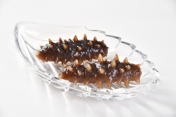 cake with cream and chocolate