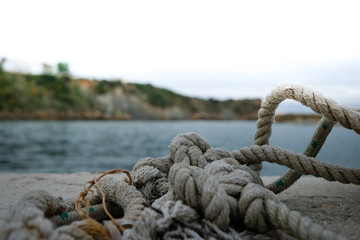 rope on dock