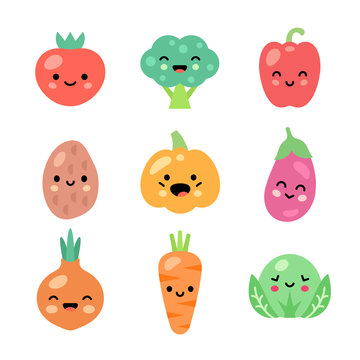 Cute vegetables