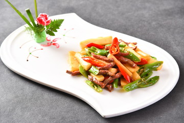 salad on a plate