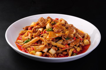 pasta with meat and vegetables