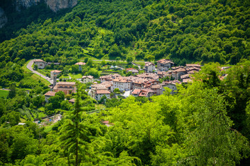 Fototapeta na wymiar Pranzo village