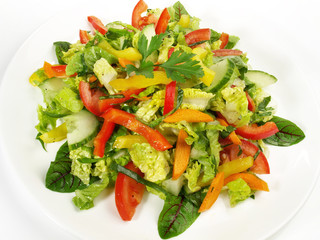 Colorful mixed Salad with Vegetables