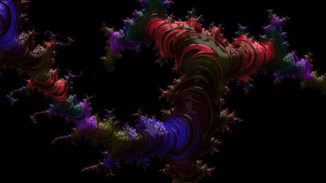 Flowing fractal