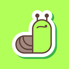 Snail sticker emoji 