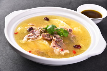 soup with meat and vegetables