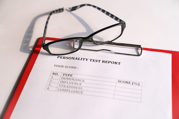 Personality Test or Assessment Form