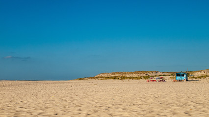 Fototapeta na wymiar spiaggia di La Salie in Francia