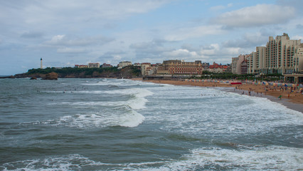 La spiaggia di Biarritz