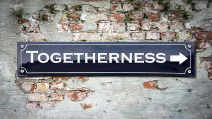 Street Sign to Togetherness