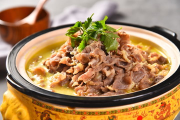 soup with meat and vegetables