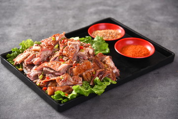 meat with vegetables