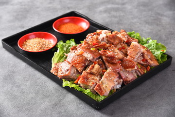 meat with vegetables
