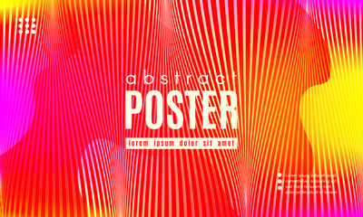 Wave Abstract Background with Color Fluid Shapes.