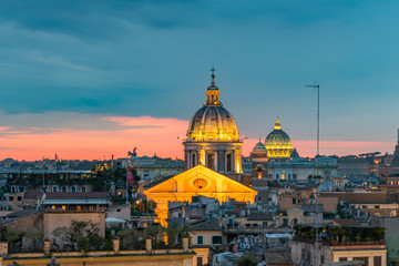 Fototapeta premium Vacaciones en Roma - Fotos nocturnas